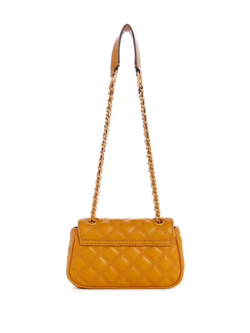 Guess Giully Mini Convertible Crossbody - Mustard