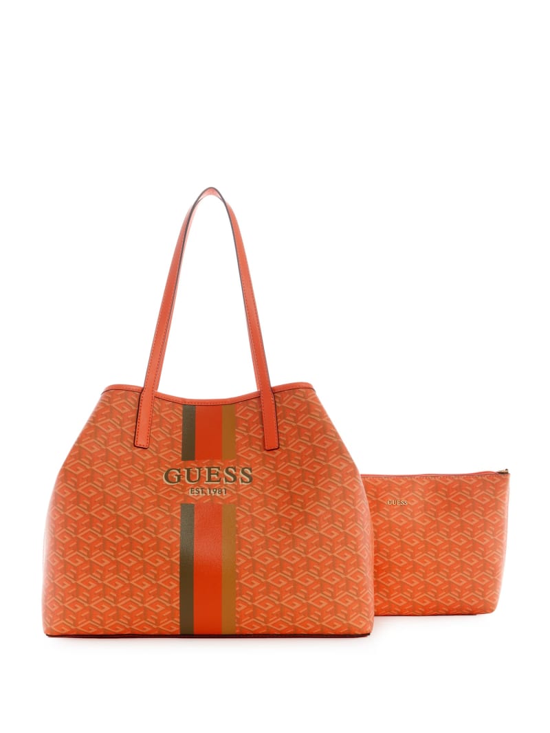 Guess Vikky Large Tote - Orange Logo