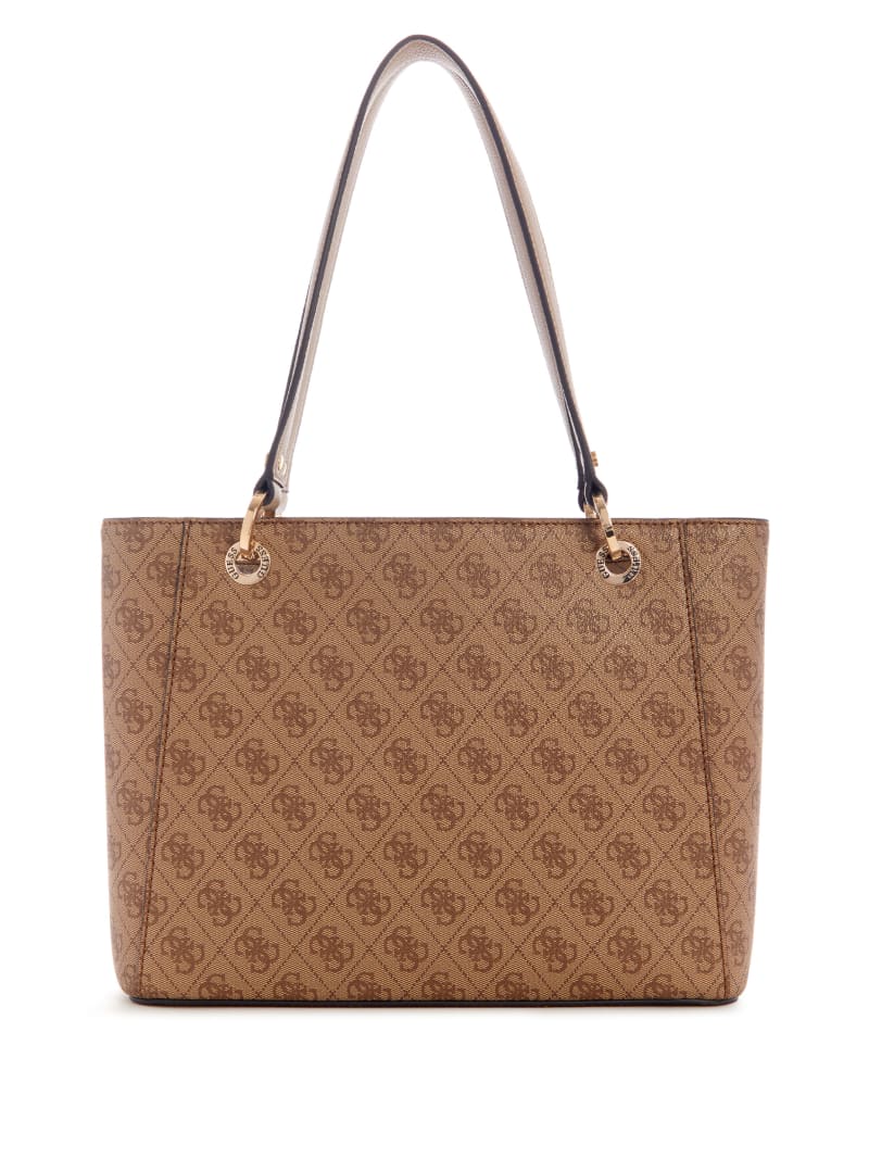 Guess Noelle Quattro G Small Noel Tote - Latte Logo