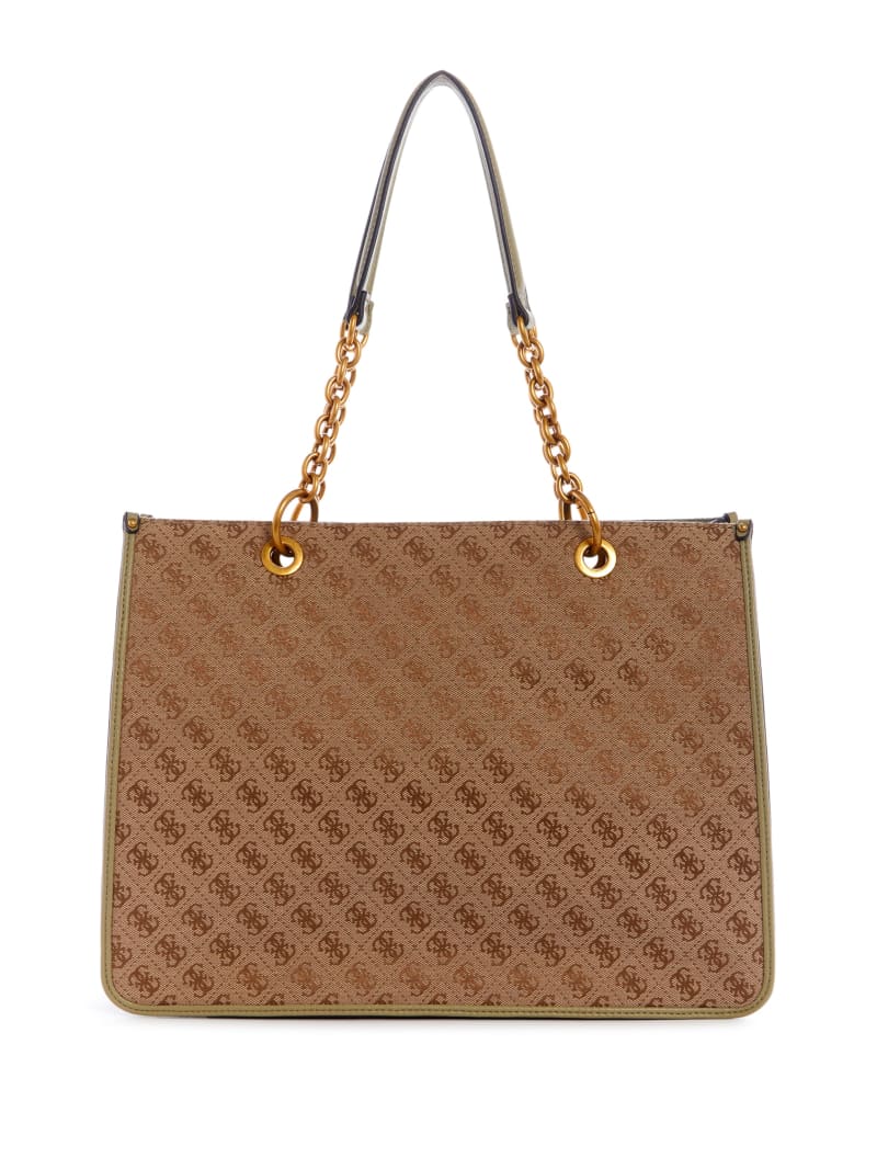 Guess Aviana Tote - Latte/Celadon