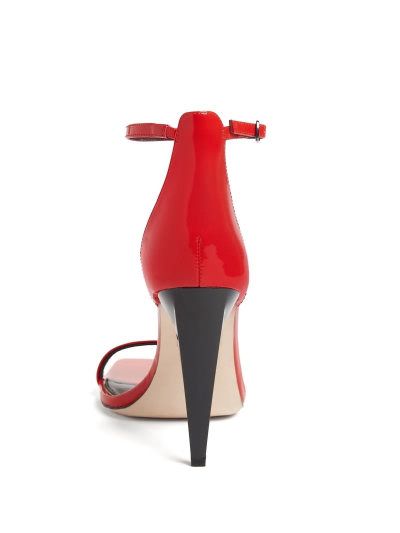 Guess Revel Patent Leather Heel - Lacquer Red A503