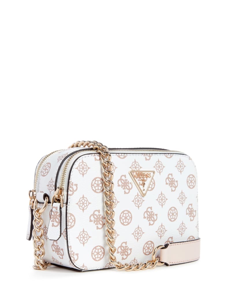 Guess Noelle Peony Logo Camera Crossbody - Willow