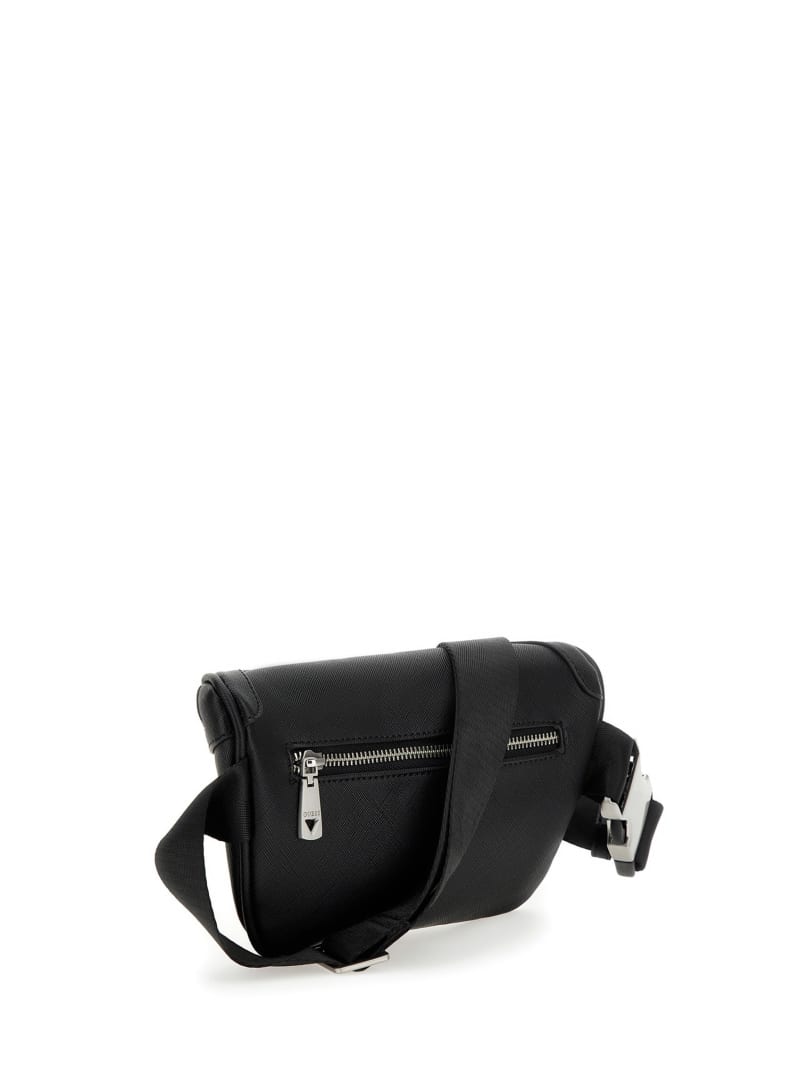 Guess Eco Certosa Compact Bum Bag - Black