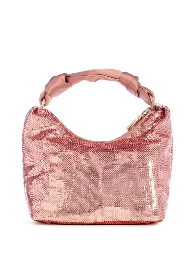 Guess Velina Sequin Hobo Bag - Metallic