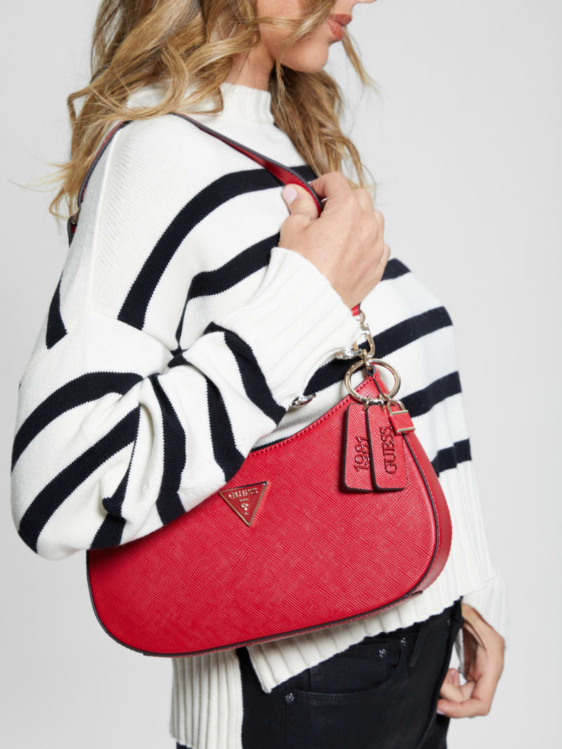 Guess Noelle Shoulder Bag - Red