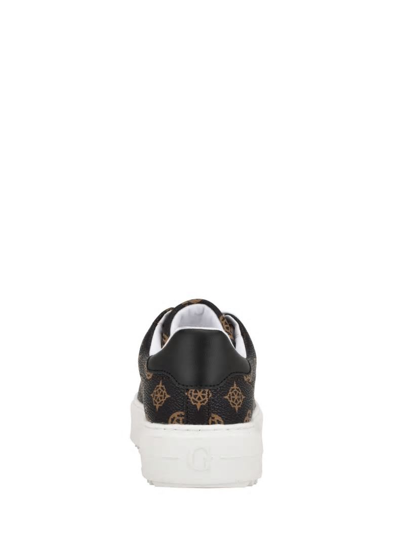 Guess Denesa Peony Low-Top Sneakers - Medium Brown