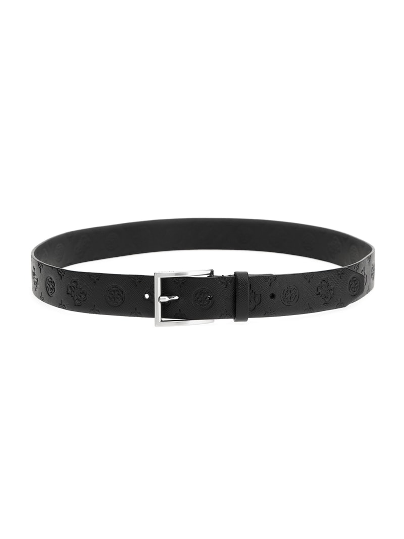 Guess Debossed Peony Belt - Black