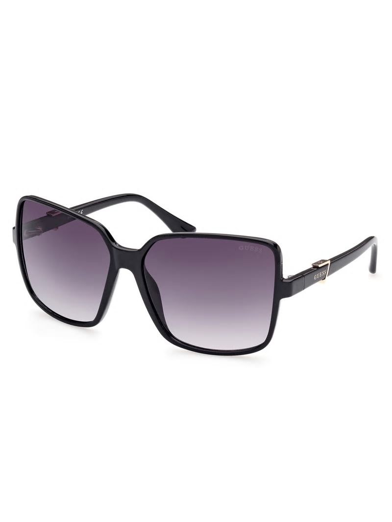 Guess Oversized Square Logo Sunglasses - Silver