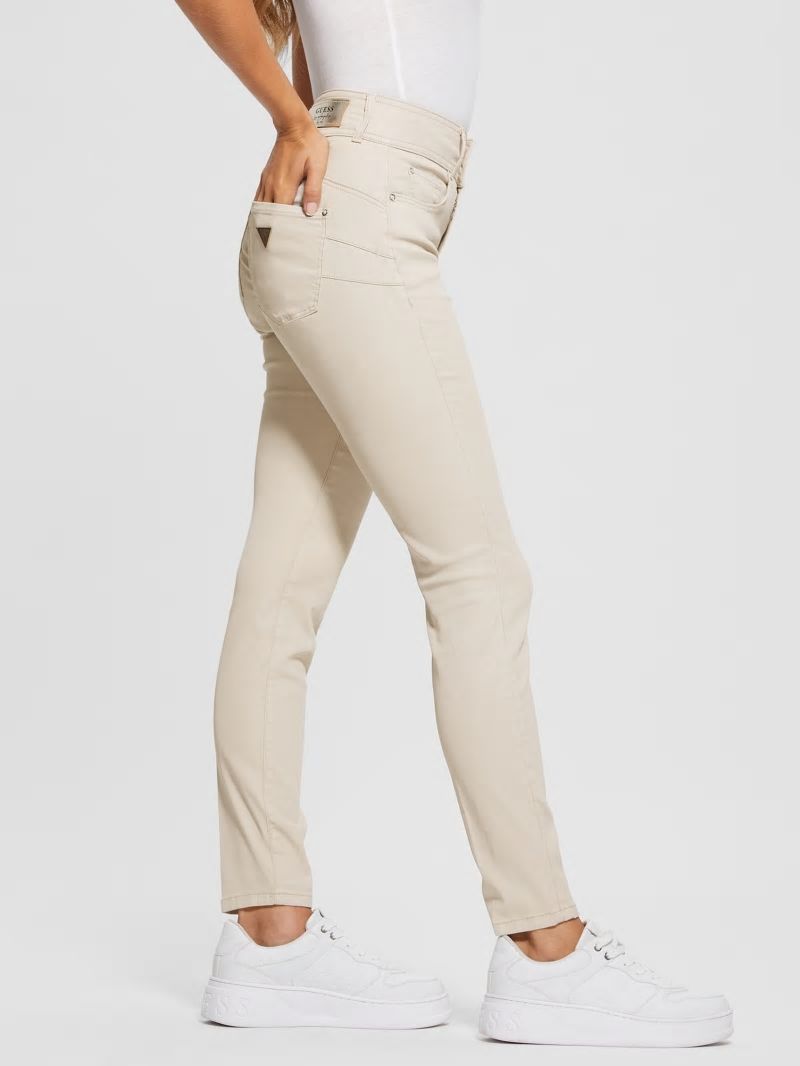 Guess Pearl Shape Up High-Rise Skinny Jeans - Harrogate Pearl Oyster