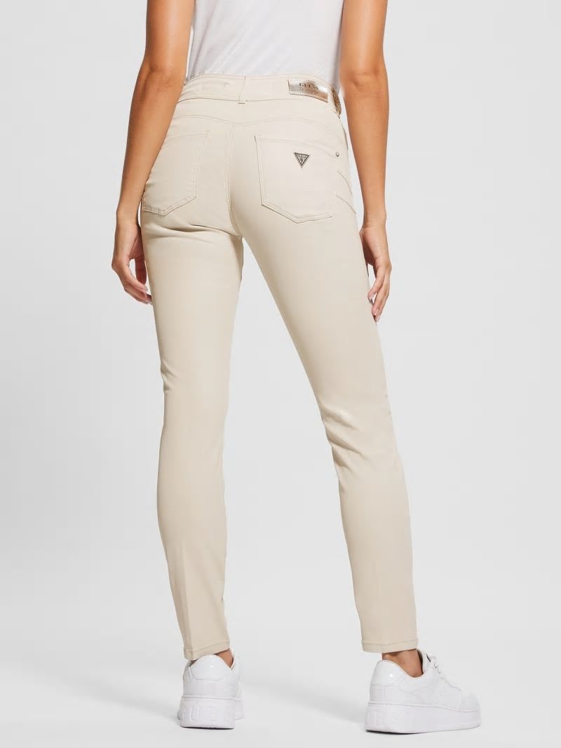 Guess Pearl Shape Up High-Rise Skinny Jeans - Harrogate Pearl Oyster