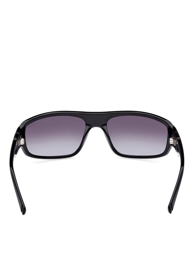 Guess Quincy Plastic Aviator Sunglasses - Silver