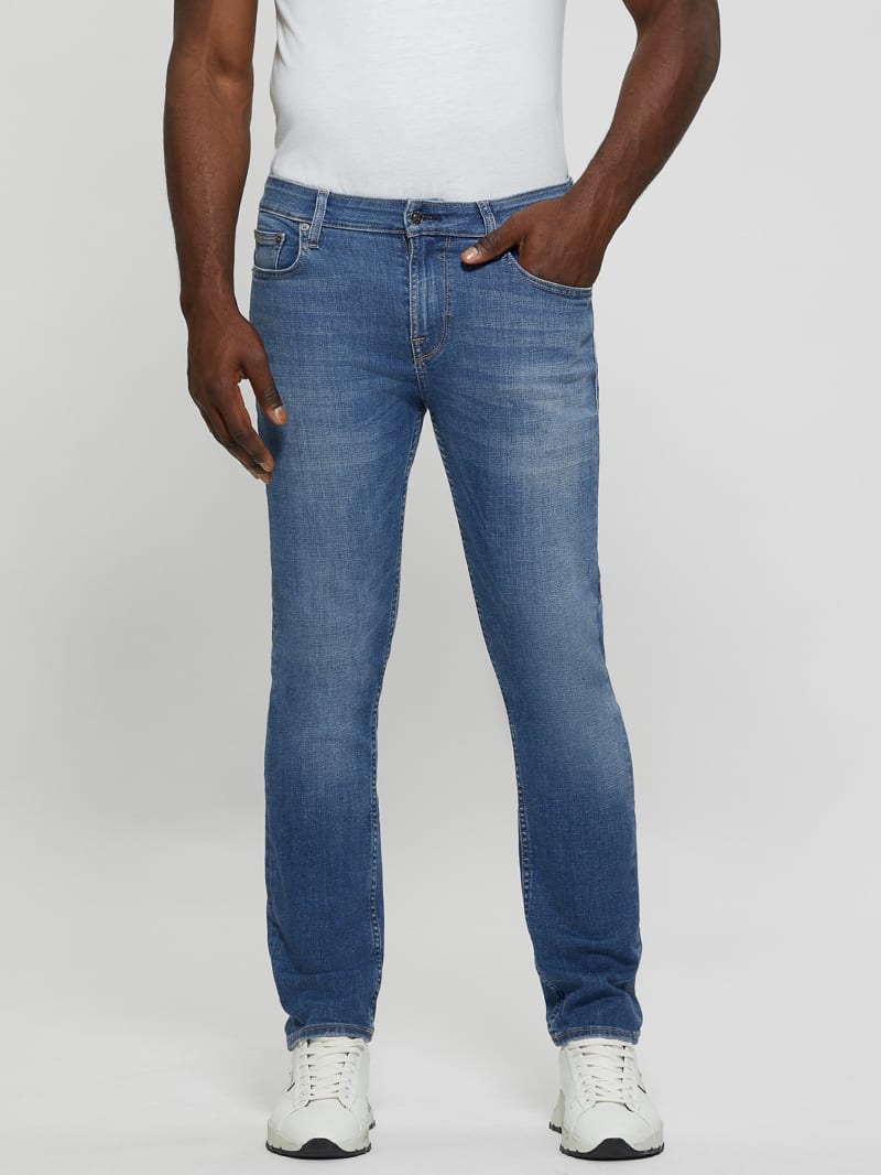 Guess Eco Low-Rise Slim Straight Jeans - Brasco