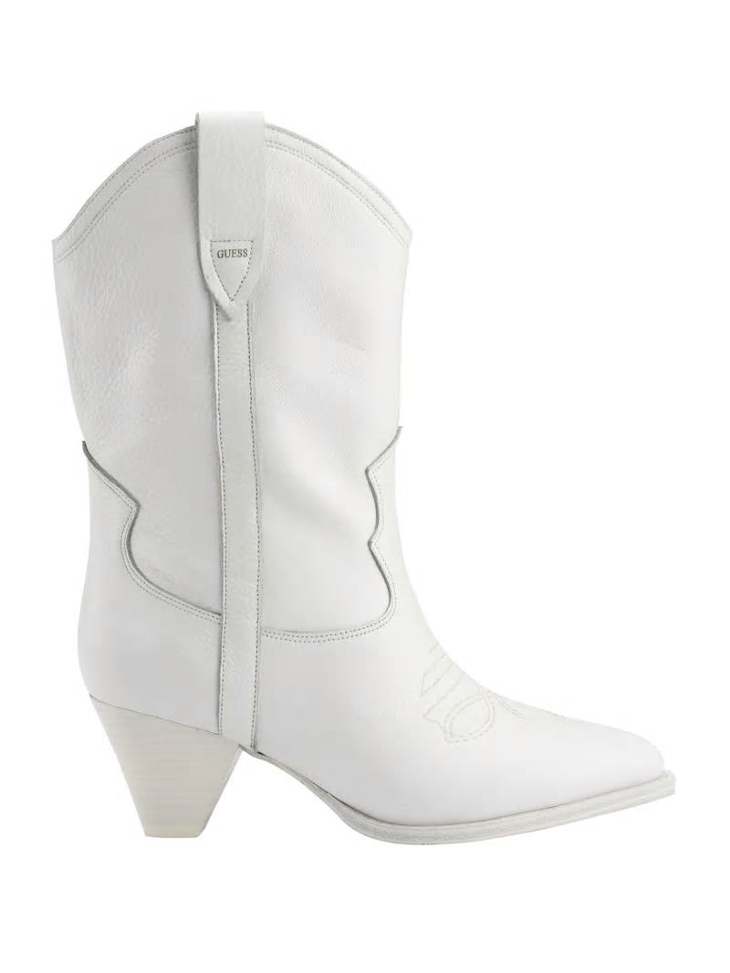 Guess Odilia Cowboy Boots - Panna