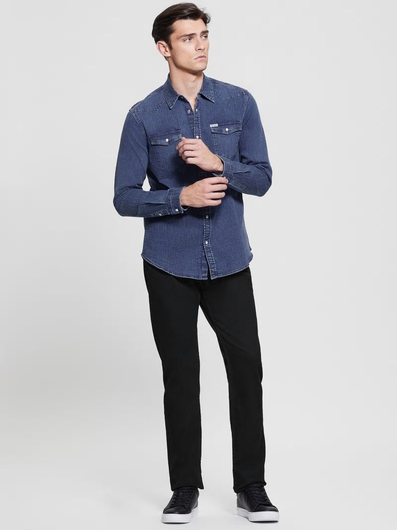 Guess Truckee Denim Shirt - Crest