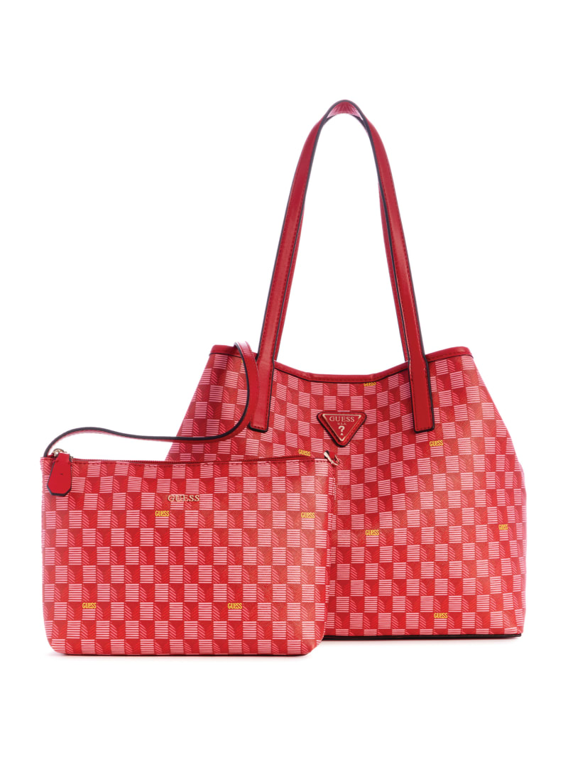 Guess Vikky Geo Signature Tote - Pink