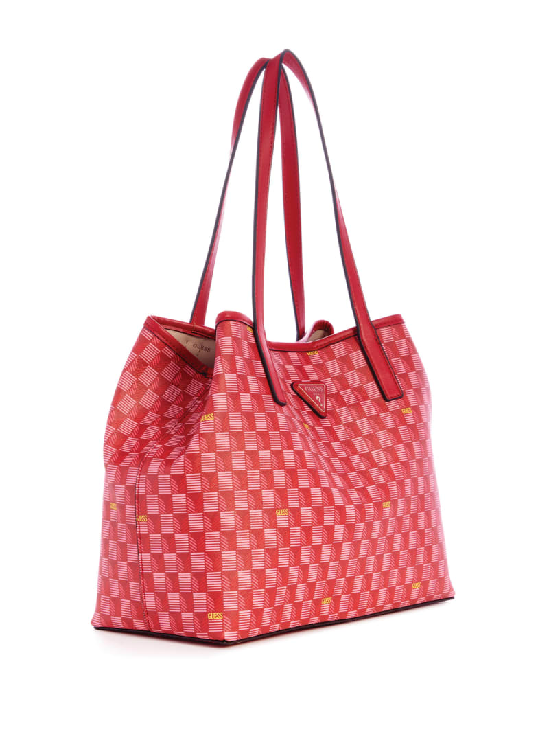 Guess Vikky Geo Signature Tote - Pink