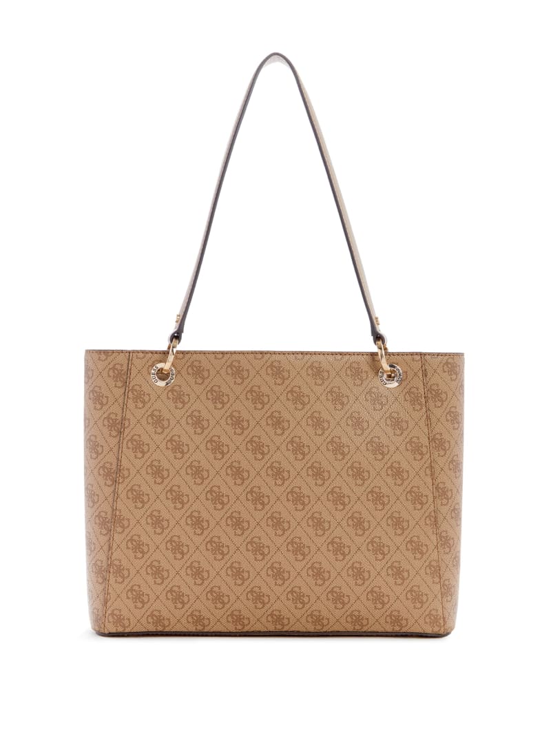 Guess Noelle Quattro G Noel Tote - Latte Logo