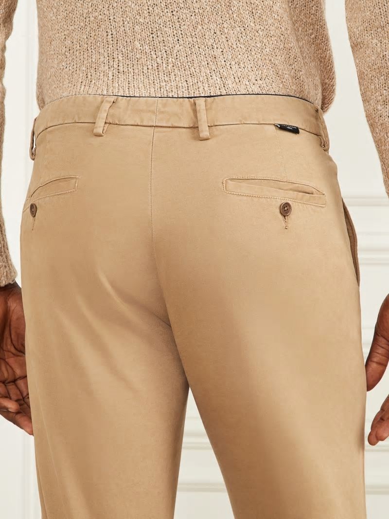 Guess Armando Piping Chino Pant - Herb Tan