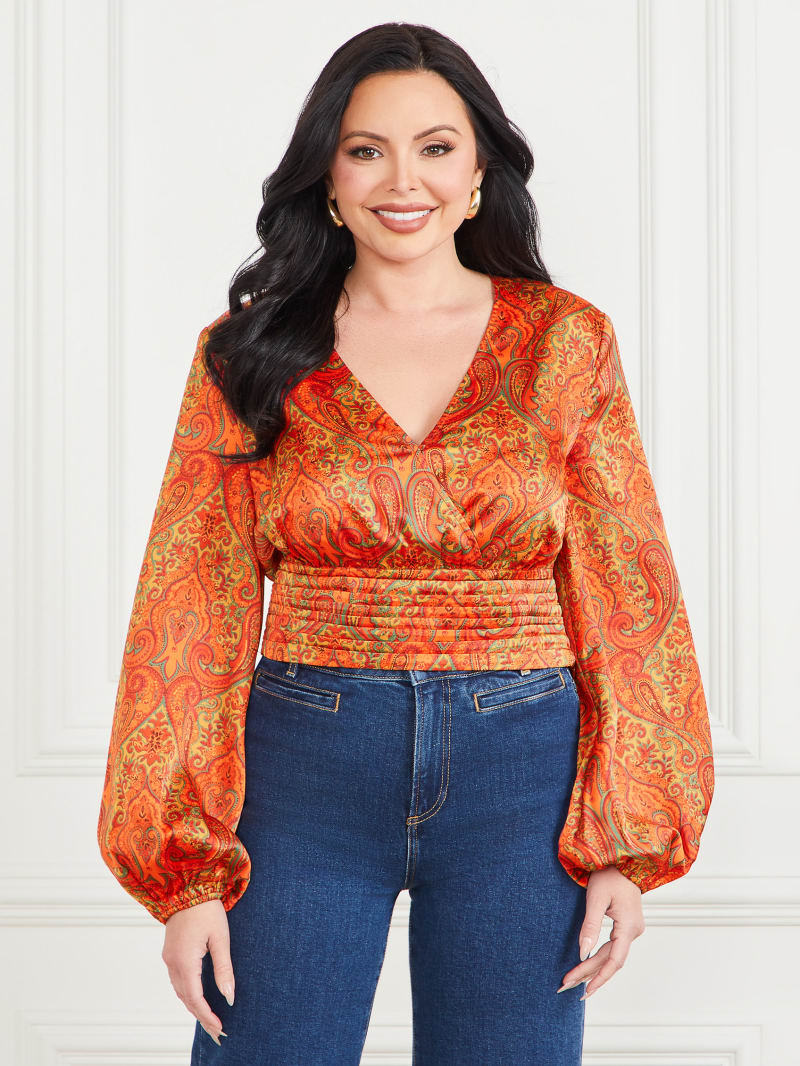 Guess Morris Paisley Top - Morris Paisley Print