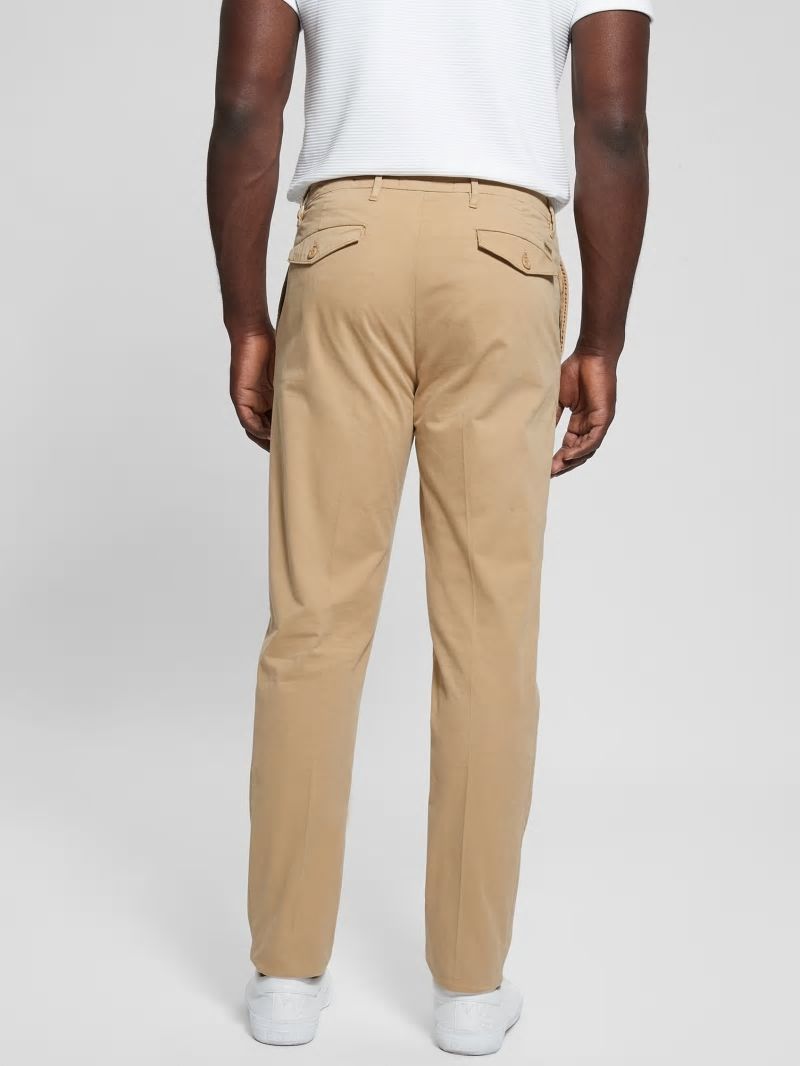 Guess Noah Straight Pants - Travertine Sand