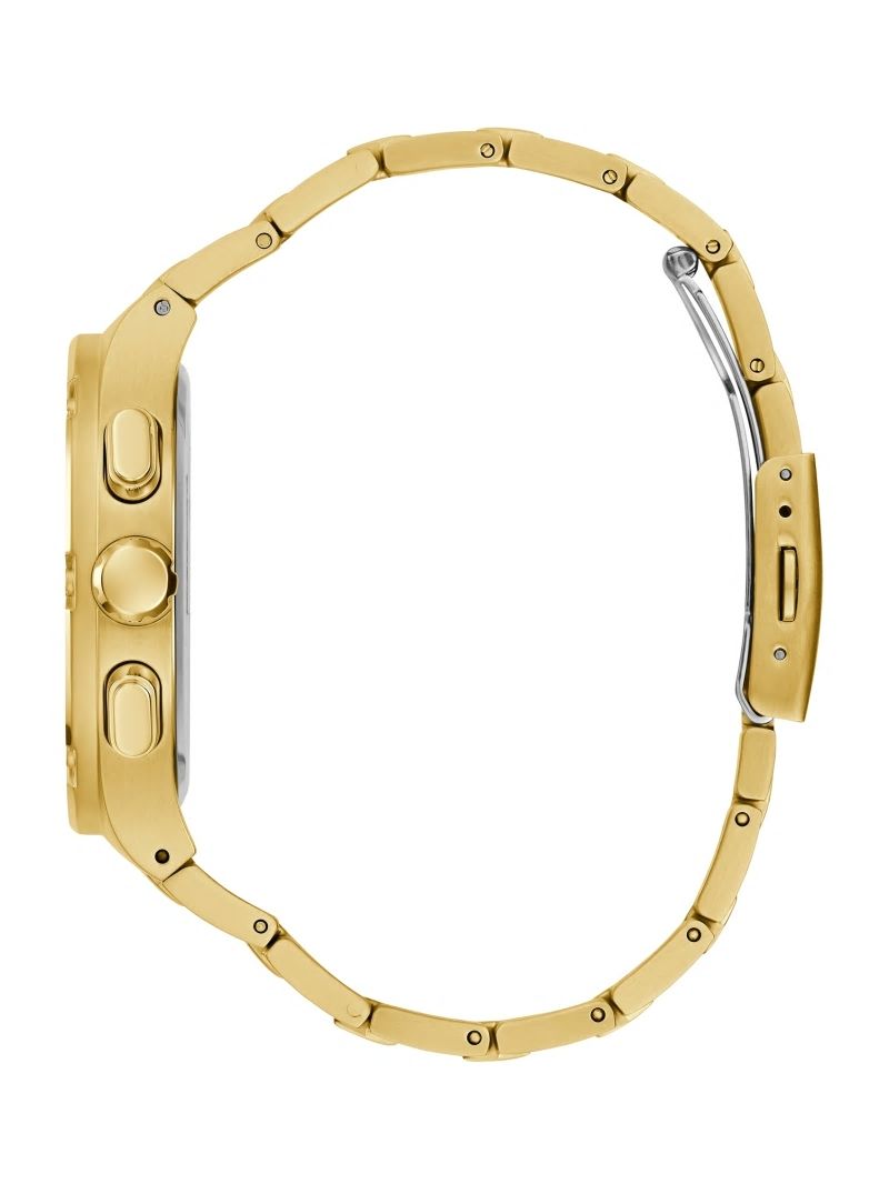 Guess Gold-Tone and Black Multifunction Watch - Gold