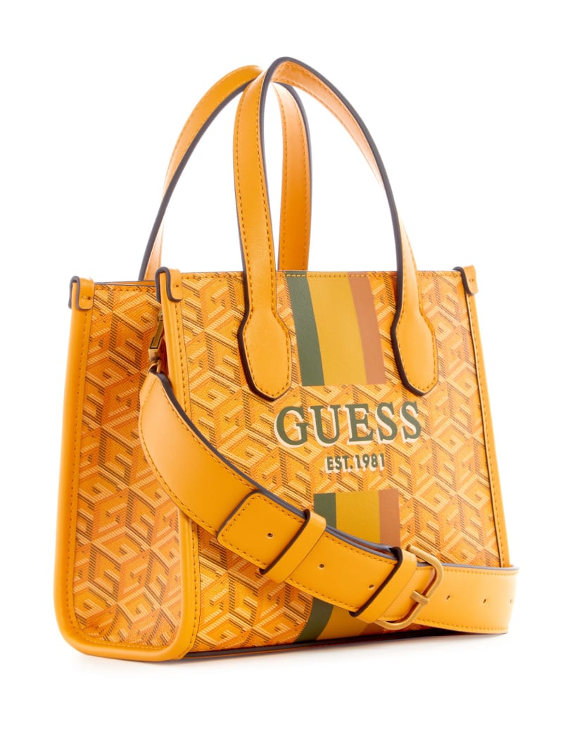 Guess Silvana Mini Totes - Yellow Logo