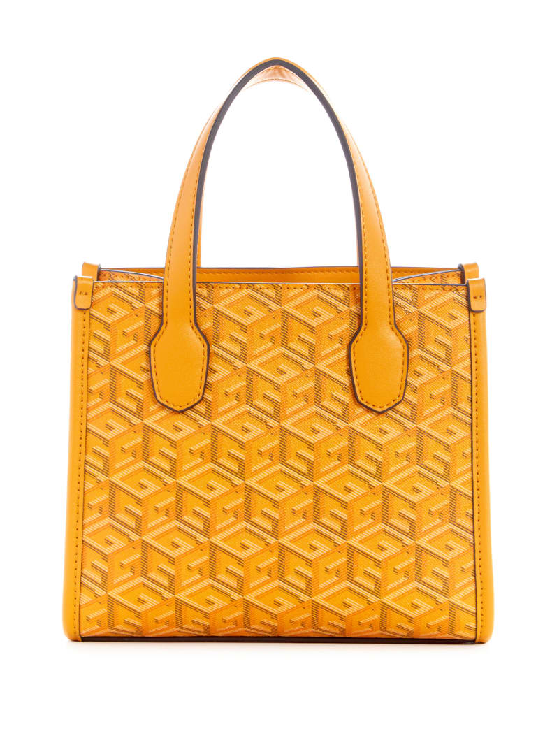 Guess Silvana Mini Totes - Yellow Logo