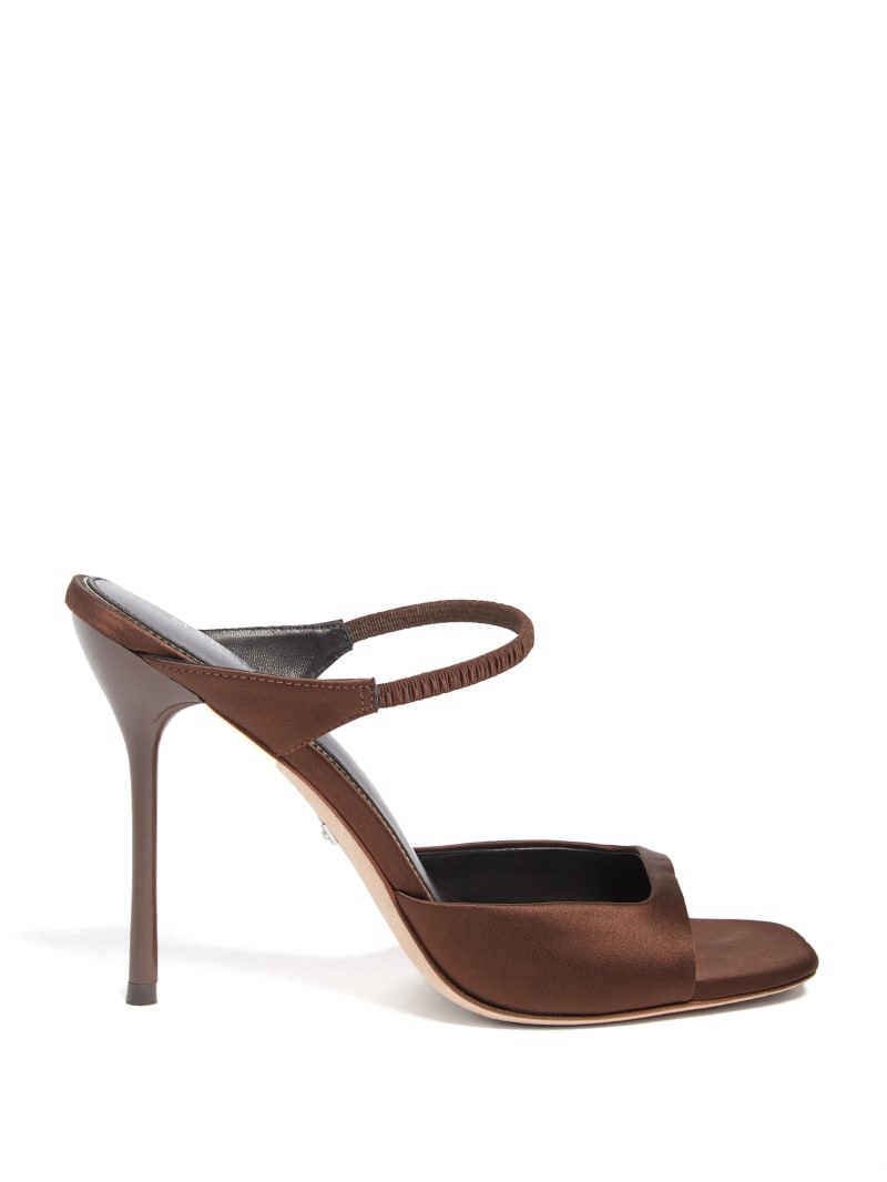 Guess Brielle Satin Sandal - Brown