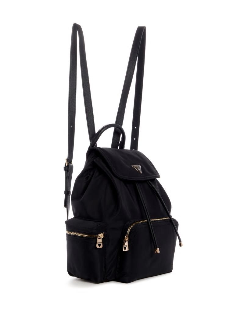 Guess Eco Gemma Backpack - Black Floral Print