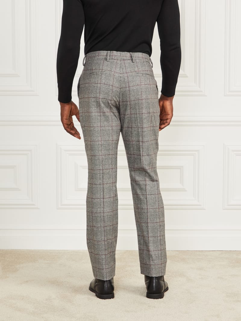 Guess Roger Chino Pants - Black/White/Red Check