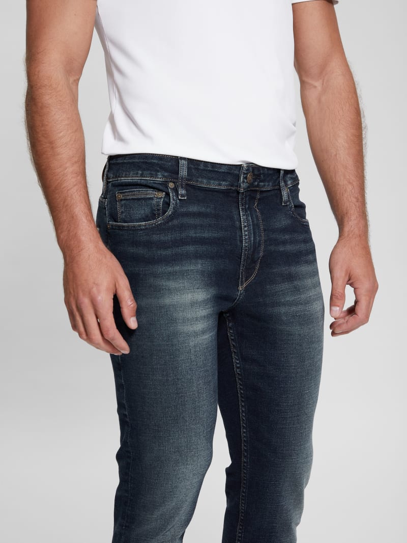 Guess Eco Dark Slim Tapered Denim Jeans - Palisades 2