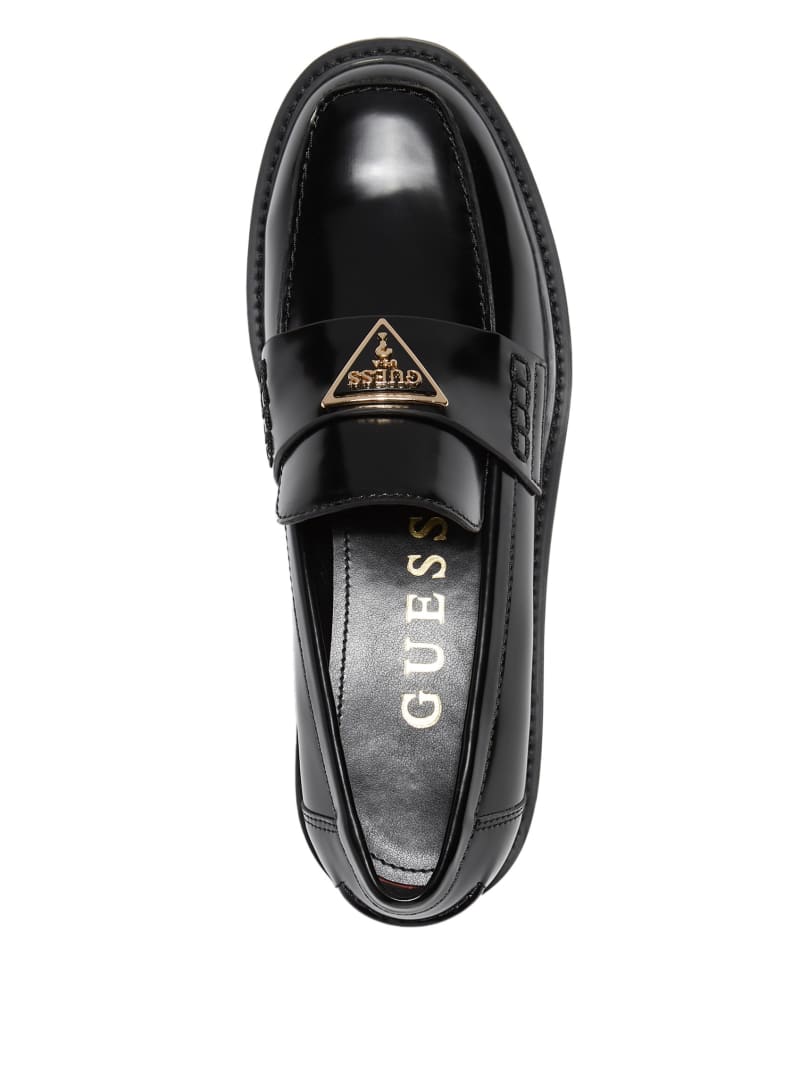 Guess Shatha Triangle Loafers - Black 001