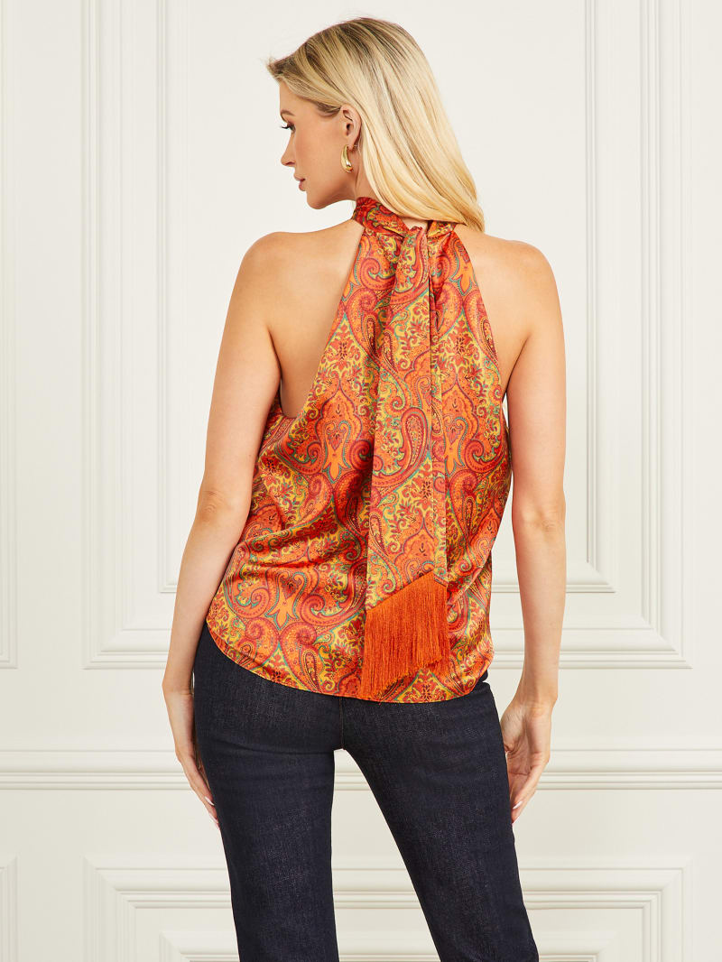 Guess Morris Paisley Sleeveless Top - Morris Paisley Print