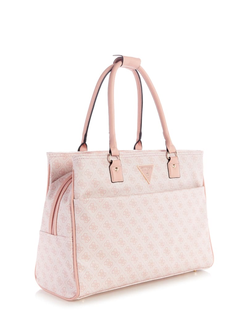 Guess Jesco Quattro G Shopper Tote - Rose Pink