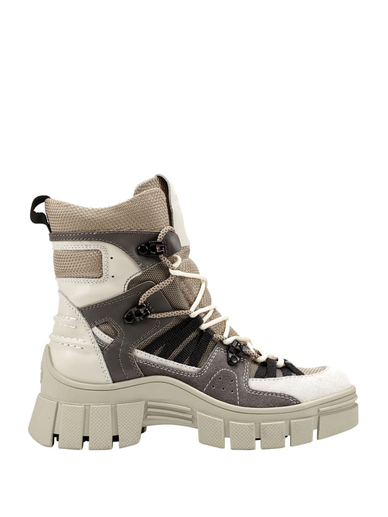 Guess Haler Hiker Boots - Medium Natural 101