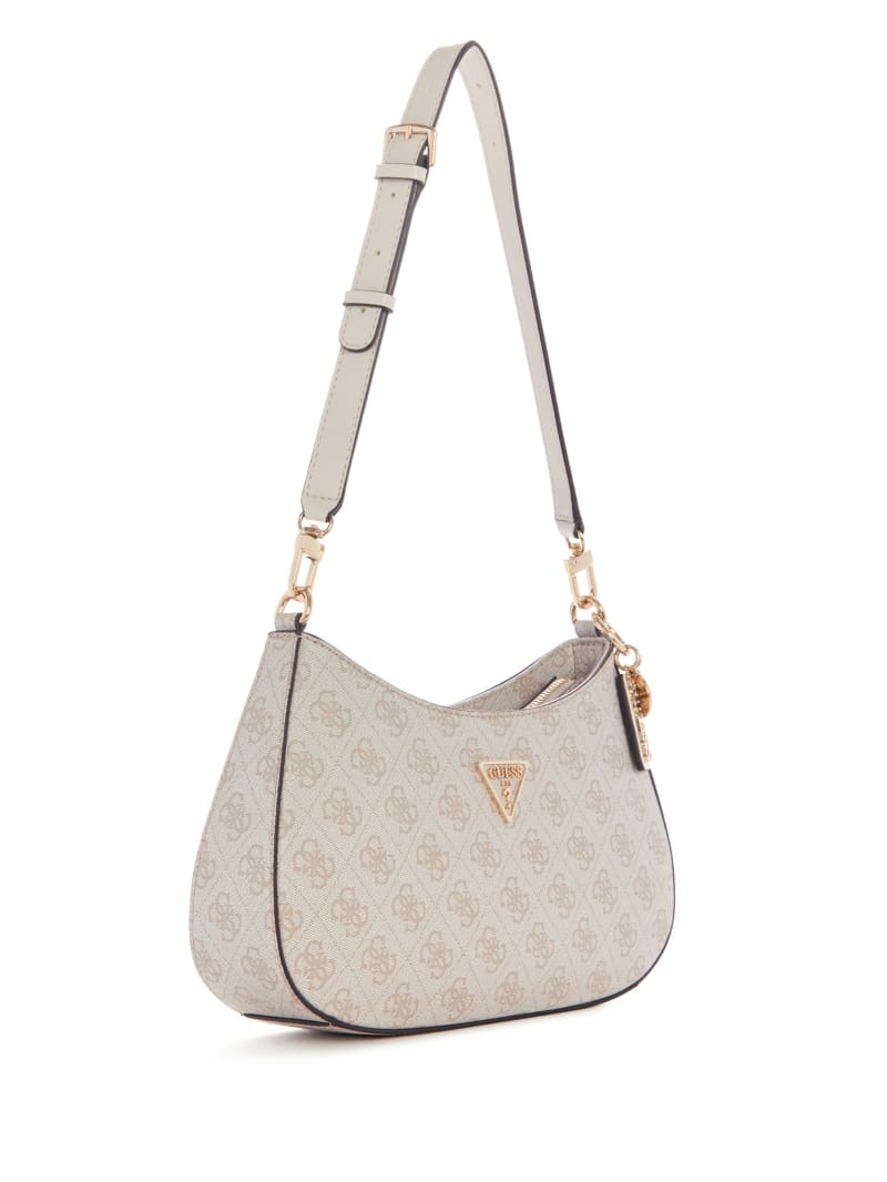 Guess Noelle Quattro G Shoulder Bag - Dove Logo