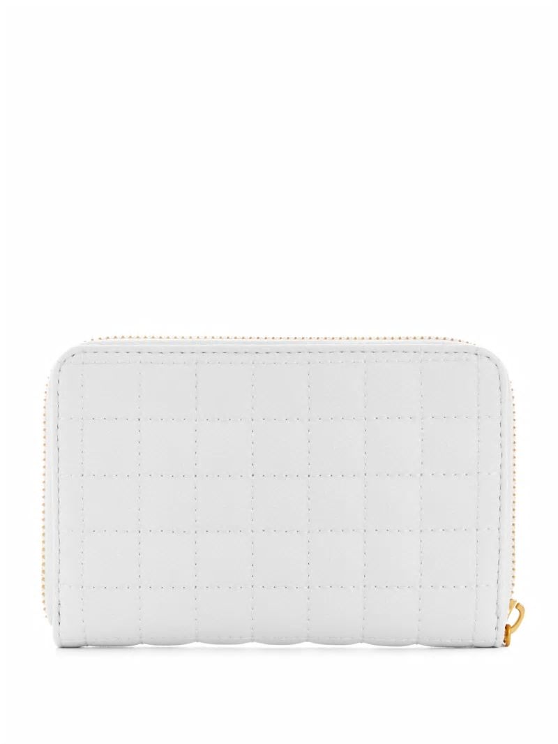 Guess Tia Medium Zip-Around Wallet - White Multi