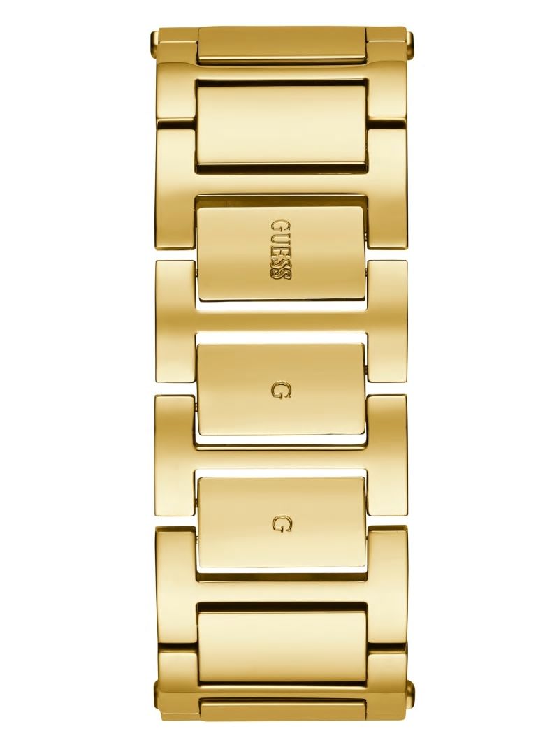 Guess Gold-Tone and Crystals Bangle Watch - Gold