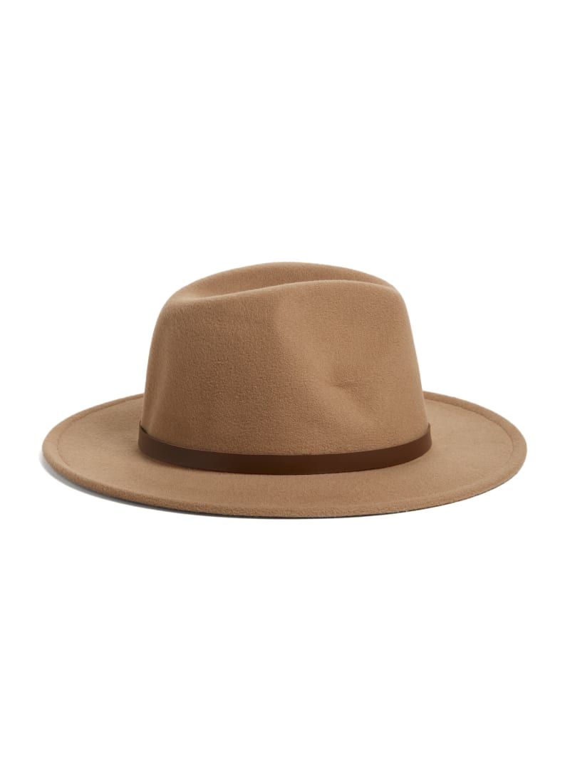 Guess Amera Fedora Hat - Beige Overflow