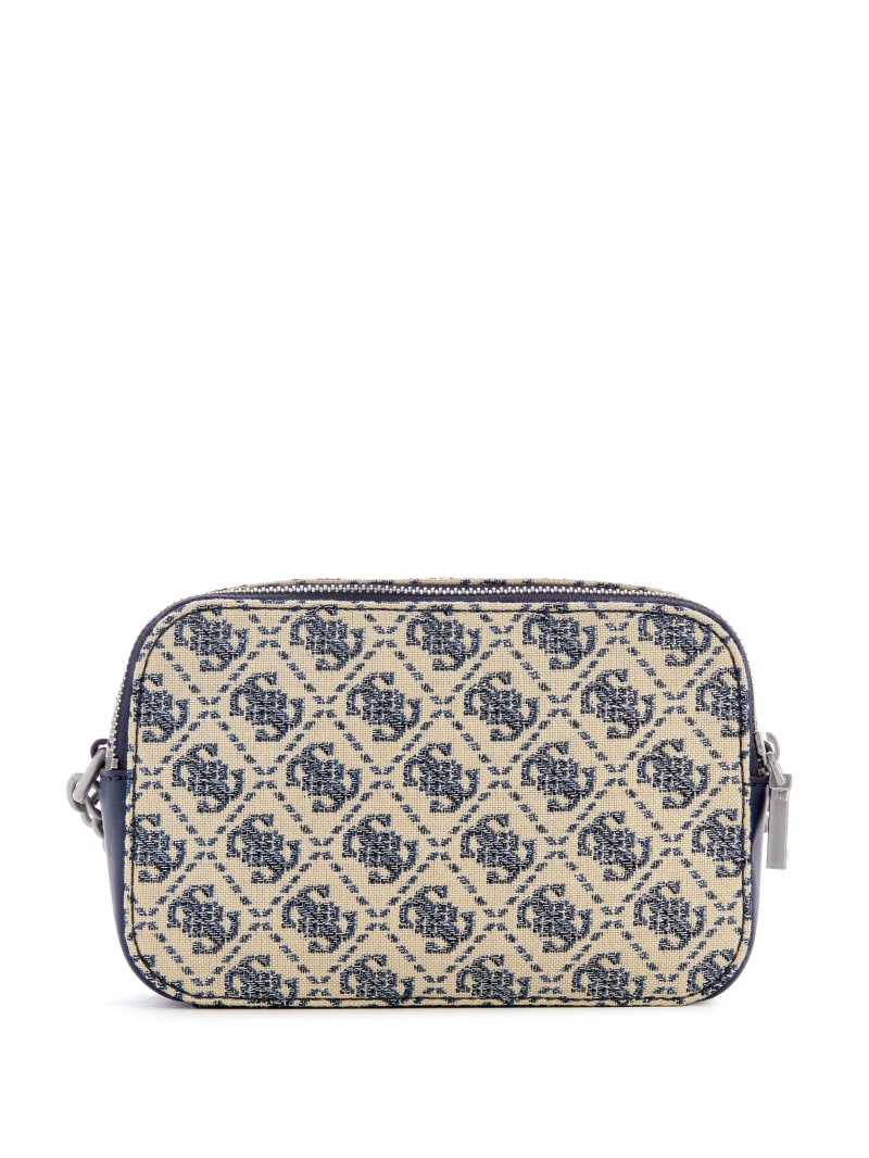 Guess Izzy Glitter Camera Bag - Navy Logo