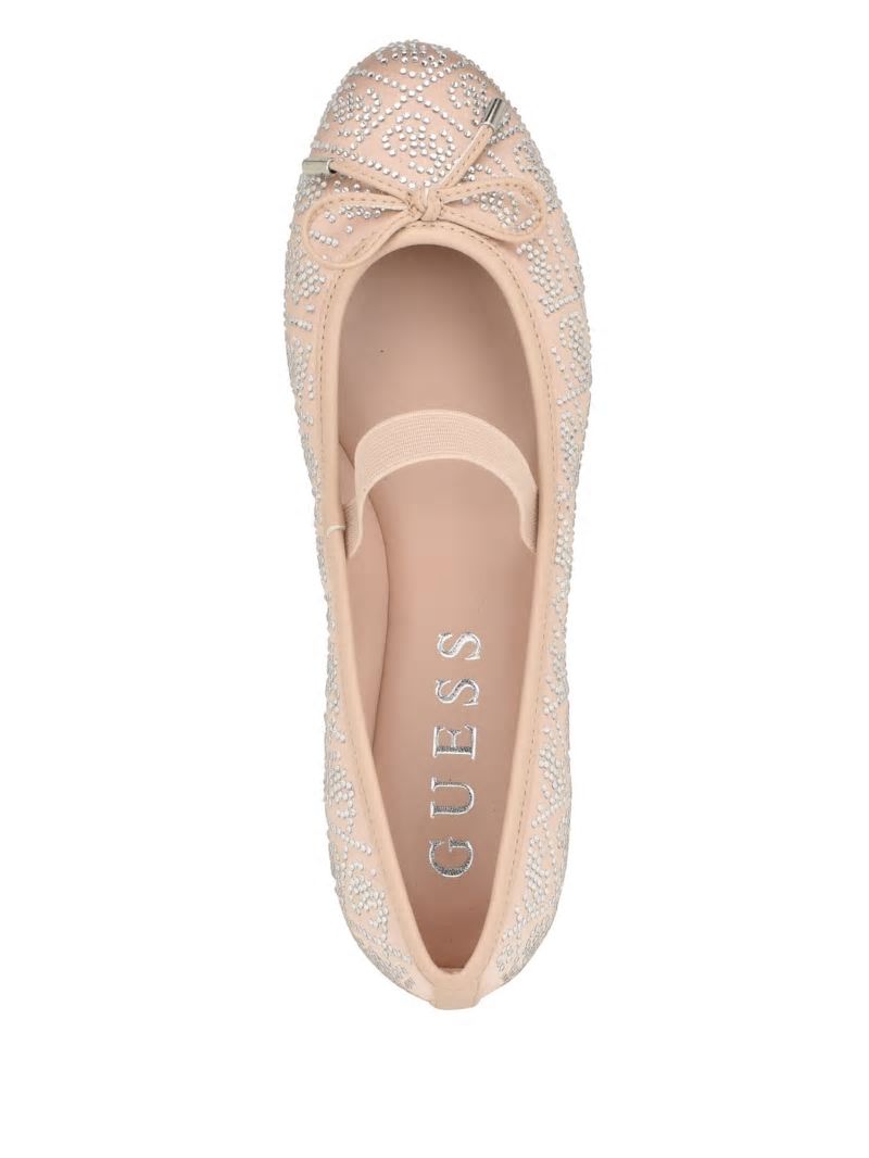 Guess Kairo Single-Strap Ballet Flats - Light Natural 110