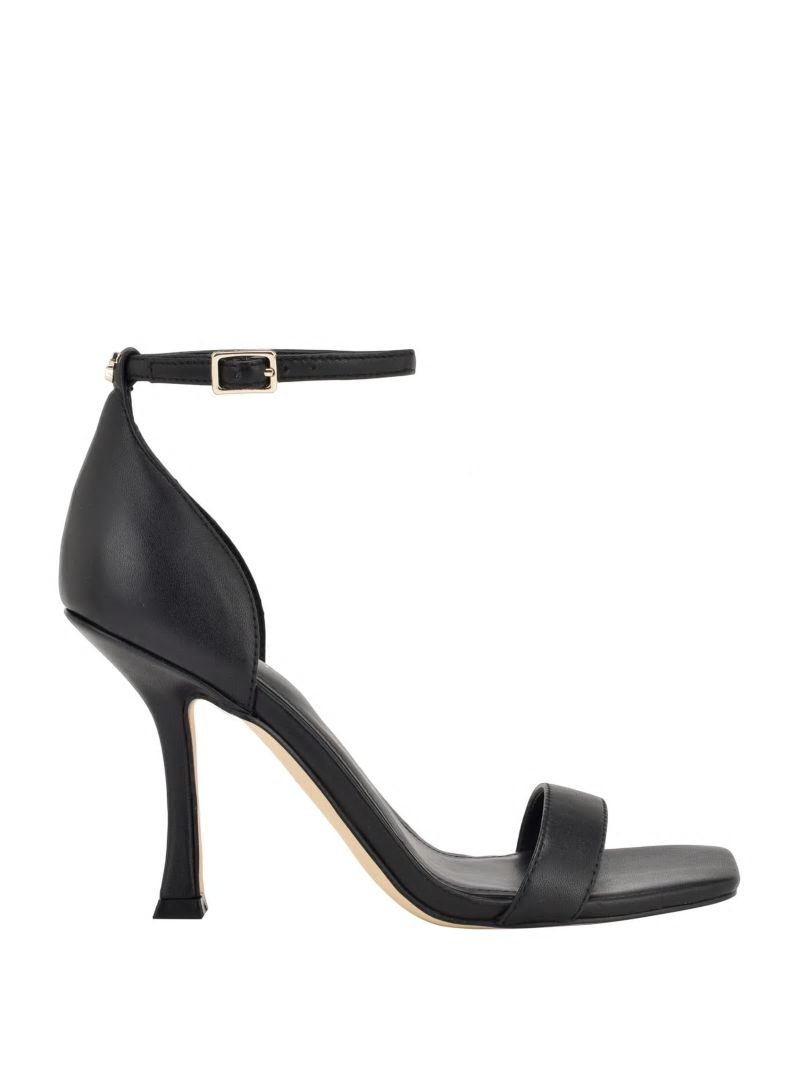 Guess Yael Leather Heels - Black 001