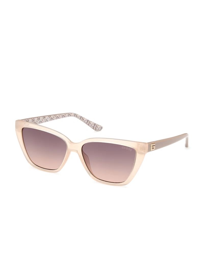 Guess Cat-Eye Signature G Sunglasses - Blush