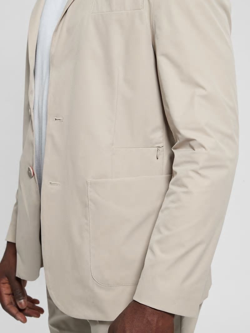 Guess Tech-Stretch Blazer - Pasadena Stone