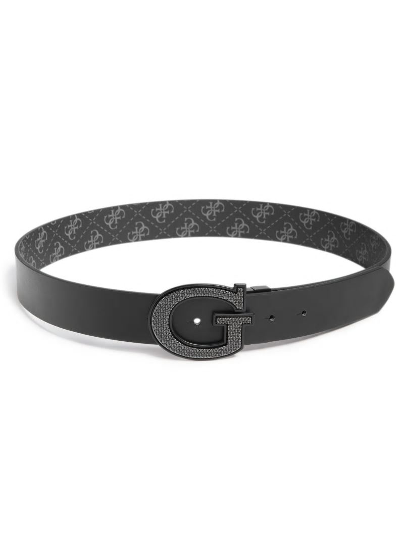 Guess Reversible G Logo Buckle Belt - Black