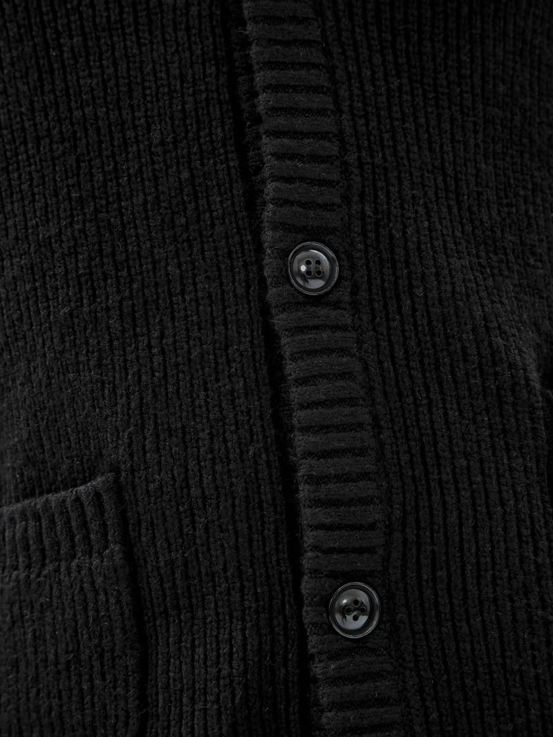 Guess GUESS Originals Label Cardigan - Black