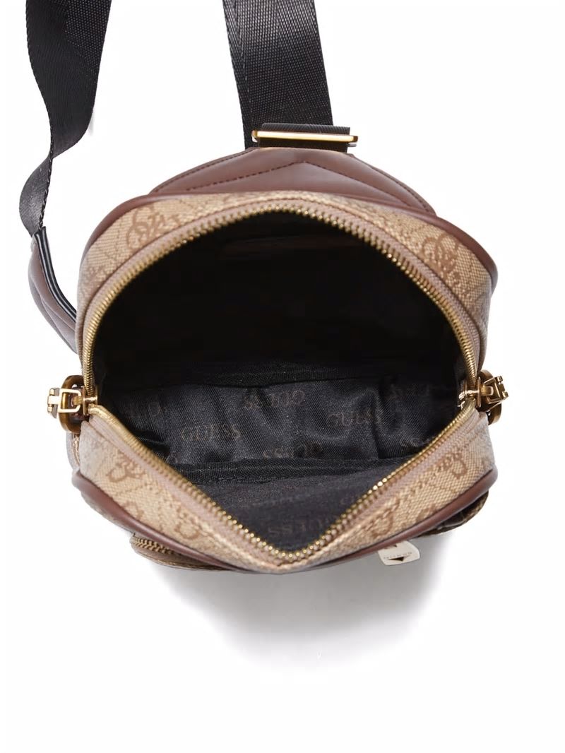 Guess Vezzola Smart Sling Bag - Bamboo