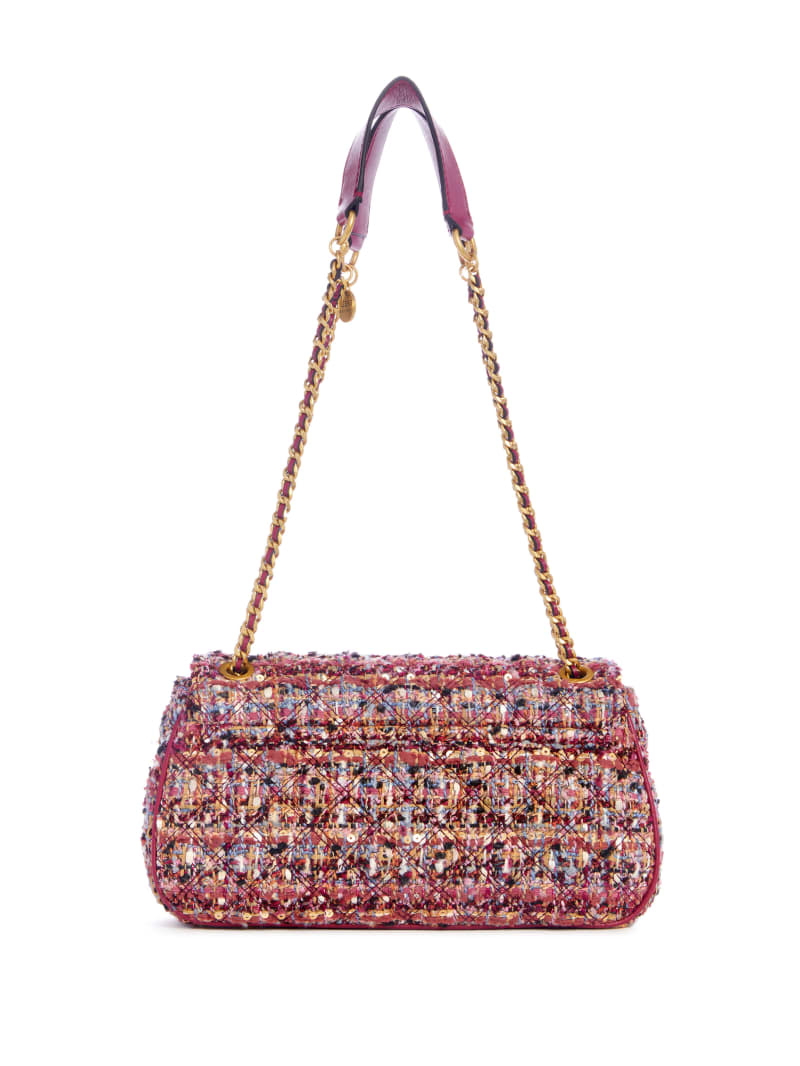 Guess Giully Convertible Crossbody - Purple Multi