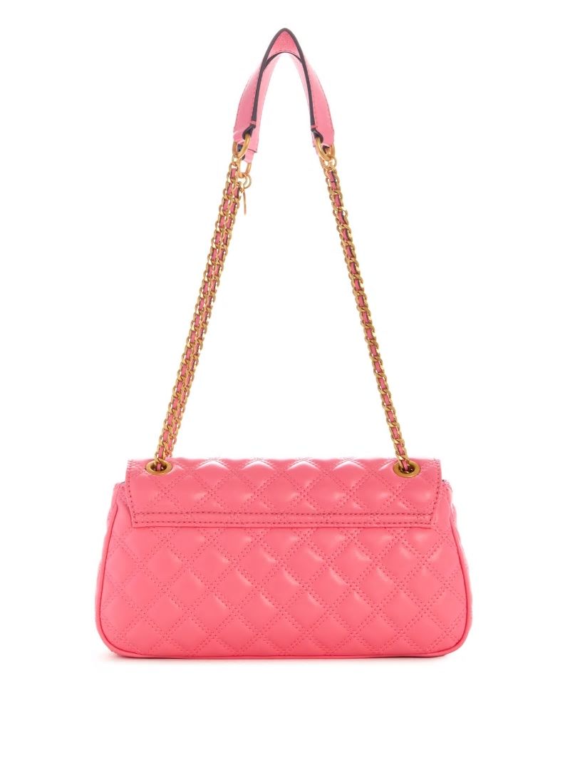 Guess Giully Quilted Convertible Crossbody - Watermelon