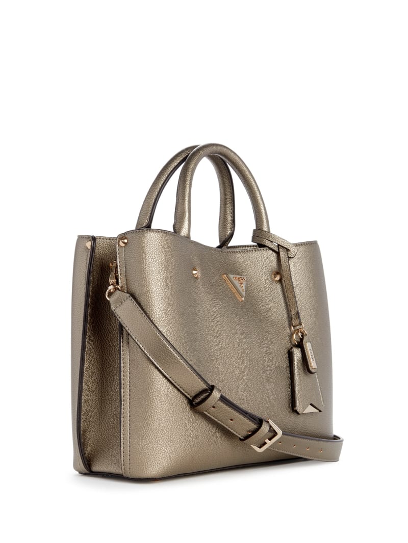 Guess Meridian Girlfriend Satchel - Pewter